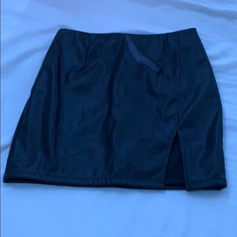 adorable leather skirt!!